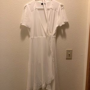 White Lulu’s Wrap Dress